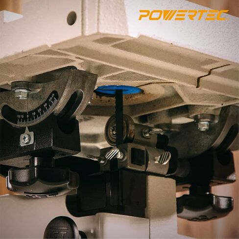 POWERTEC 71086 منشار طاولة خالٍ من الصفر لنماذج المنشار الحزامي دلتا - 5 عبوات، 2-1/2 بوصة قطر خارجي. × 2-3/16 بوصة قطر داخلي. in Saudi Arabia