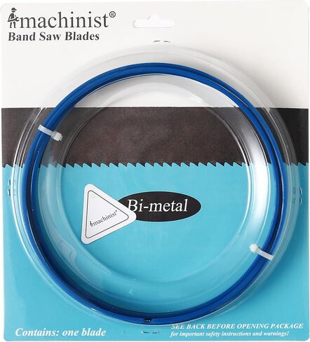 Imachinist S80121216 80 بوصة × 1/2 بوصة × 12/16TPI شفرات منشار ثنائية المعدن للأسنان المتغيرة من المعادن الحديدية الناعمة in Saudi Arabia