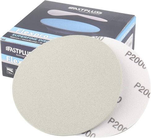 3 Inch Foam Disc Sanding Discs 15PCS Foam backed discs 3000 Grit | Hook and Loop Assorted Wet and Dry Round Sand Paper for Random Orbital Sander in Saudi Arabia