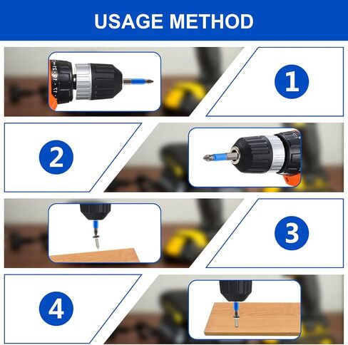 Litoexpe 12 Pcs Magnetic Anti-Slip Screwdriver Bits Set, PH1 PH2 PH3 PZ1 PZ2 PZ3, Impact Driver Bit Set 1/4 Inch Hex Shank Phillips Screw Head Screwdriver Bits in Kuwait