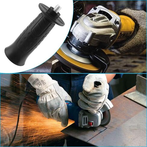 Jiozermi 2Pcs 8mm Diameter Thread Angle Grinder Side Handle, Plastic Angle Grinder Sander Handle Tool Replacement in Saudi Arabia