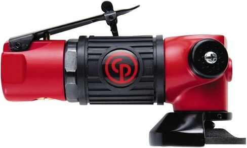Chicago Pneumatic CP7500D - أداة مطحنة الهواء، لحام، أعمال النجارة، تفاصيل السيارات، ملمع من الفولاذ المقاوم للصدأ، شديد التحمل، مطحنة زاوية قائمة، 2 بوصة (50 مم)، 0.2 حصان / 150 وات - 22000 دورة في الدقيقة، أحمر in Kuwait