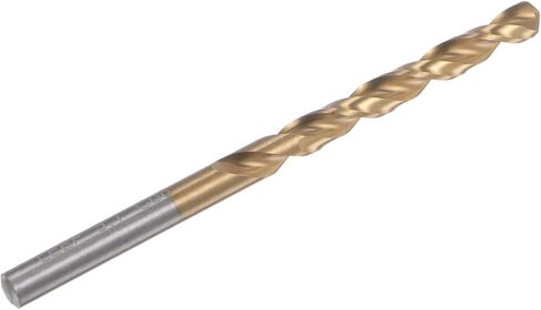 HARFINGTON Twist Drill Bit 5.4mm Titanium Coated (HSS-E) M42 High Speed Steel 8% Cobalt Straight Shank for Stainless Steel Aluminum Alloy Metal in Saudi Arabia