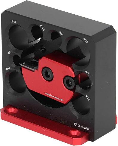 جيفت برود مجموعة ادوات صنع وتد، 8-20 ملم قابلة للتعديل بـ8 فتحات للمثقاب الكهربائي من الكربيد، اداة تقطيع وتد من خليط معدني من الالومنيوم، اداة مساعدة لاعمال النجارة in Kuwait