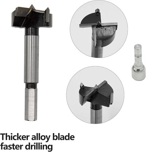 مثقاب بمفصلات مخفية مقاس 35 ملم، دليل ثقب الجيب مع مشبك، لقمة مثقاب فورستنر، مجموعة مثقاب النجارة، فتاحة موقع الخزانة لتركيب الباب، ادوات منزلية من خليط معدني من الالومنيوم in Kuwait