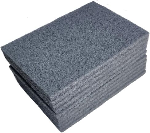 Tonmp 10 Pack 6 x 9 Inch 800 Grit General Purpose Scuff Pads for Scuffing, Scouring, Sanding, Paint Primer Prep Adhesion Scratch - Surface Preparation Automotive Car Auto Body Woodworking (Grey) in Saudi Arabia