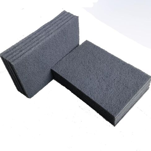 Tonmp 10 Pack 6 x 9 Inch 800 Grit General Purpose Scuff Pads for Scuffing, Scouring, Sanding, Paint Primer Prep Adhesion Scratch - Surface Preparation Automotive Car Auto Body Woodworking (Grey) in Saudi Arabia