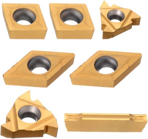 7Pcs 1/2inch/12mm Shank Indexable Carbide Turning Tool Holder Bit Set 7Pcs Indexable Carbide Turning Insert in Saudi Arabia
