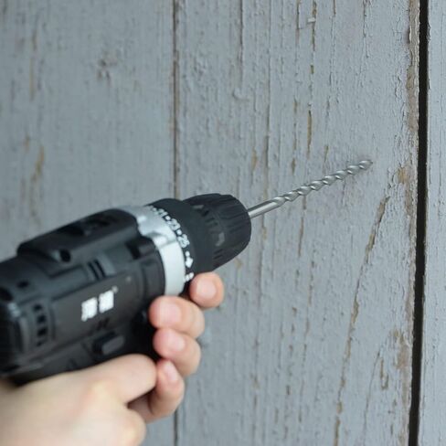 uxcell 6mm Twist Drill Bits, High-Speed Steel Straight Shank Extra Long Drill Bit 300mm Length for Wood Plastic Aluminum in Kuwait