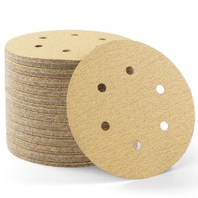 S SATC 6 Inch Sanding Discs Hook and Loop 35PCS Sanding Mesh Assortment 240 Grit Orbital Sander Pads for Wood Furniture Mesh Abrasive Dust Free Sanding Disc