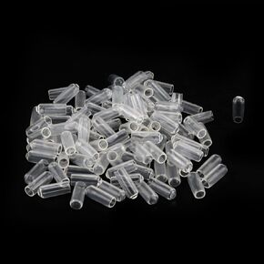 White Screw Thread Protectors 4mm Plastic End Caps Flexible Bolt Screw Thread Protector 100PCS in Kuwait