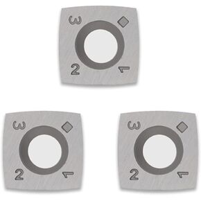 مربع 15 مم من FomaSP مع قطع من الكربيد بحافة نصف قطرها 2 بوصة (15 مم × 15 مم × 2.5 مم -R50) لأداة الخشب، 3 قطع in Kuwait