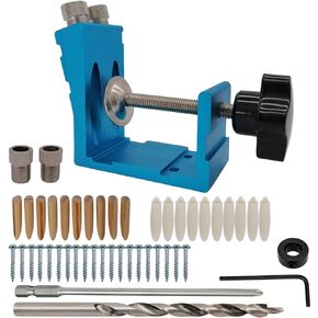 طقم أدوات جيج بفتحة جيب من الألومنيوم مكونة من 47 قطعة من AeKeatDa لعمل النجارة وفتحات ثقب زاوية العمل in Kuwait