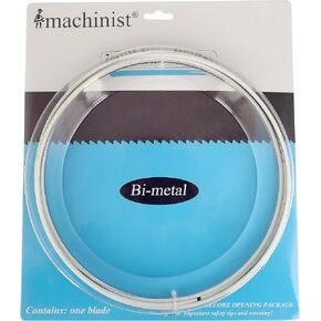 S1111224SS M42 111" Long, 1/2" Wide, 0.025" Thick, 24 TPI, Bi-Metal Bandsaw Blades for Cutting Stainless Steel, Constant Teeth