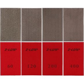 مجموعة ورق الصنفرة اليدوية من ورق الصنفرة الماسي من Z-LEAP للجرانيت والخرسانة والرخام الزجاجي in Kuwait