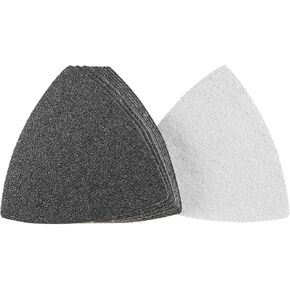 uxcell Triangular Sandpaper Hook and Loop Triangle Sanding Pad Fit 3-1/2" Oscillating Multi-Tool Silicon Carbide for Wet/Dry Use 600 Grit 10pcs