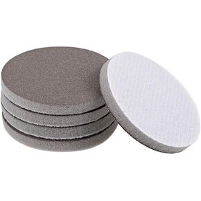 uxcell 2-Inch 400-Grits Sanding Sponge Hook and Loop Sanding Disc for Wood/Drywall/Metal 5pcs