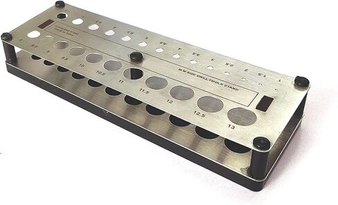 STAINLESS STEEL DRILL STAND WITH PLASTIC STURDY BASE -DIY TOOL ROOM WORKSHOP TOOL ((Imperial (Inches))) in Saudi Arabia