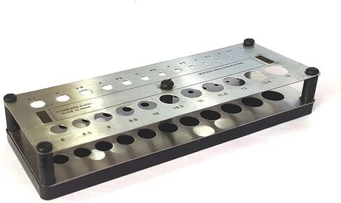 STAINLESS STEEL DRILL STAND WITH PLASTIC STURDY BASE -DIY TOOL ROOM WORKSHOP TOOL ((Imperial (Inches))) in Saudi Arabia