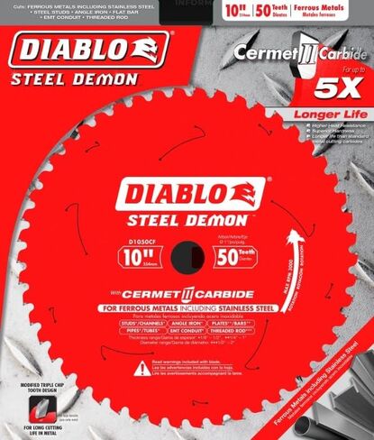 فرويد ديابلو 10 × 50 × 1 سيراميك حديدي CSB، متعدد، مقاس واحد (عبوة من قطعتين) (D1050CF) in Kuwait