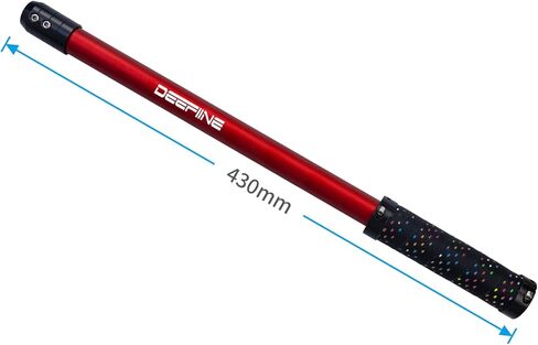 اداة مخرطة من الكربيد من ديفين مقاس 17 انش بفتحة مربعة 10 ملم × 10 ملم بمقبض ناعم 12 ملم قضيب تقطيع دائري (احمر) in Kuwait