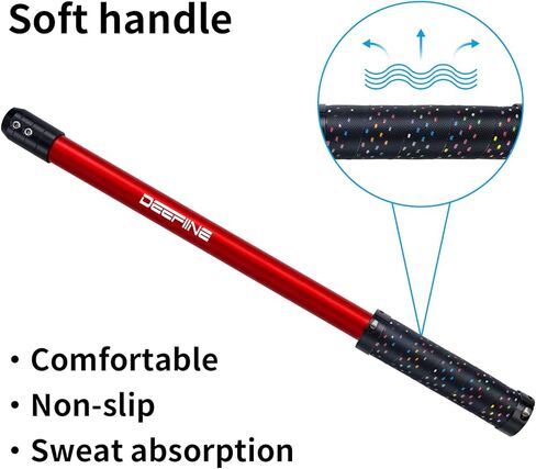 اداة مخرطة من الكربيد من ديفين مقاس 17 انش بفتحة مربعة 10 ملم × 10 ملم بمقبض ناعم 12 ملم قضيب تقطيع دائري (احمر) in Kuwait