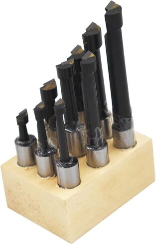 LiGuVCY 1/2 Inch Boring Bar Lathe Tool Carbide Tip for Boring Machine Lathe or Milling Machine 9 Piece in Saudi Arabia