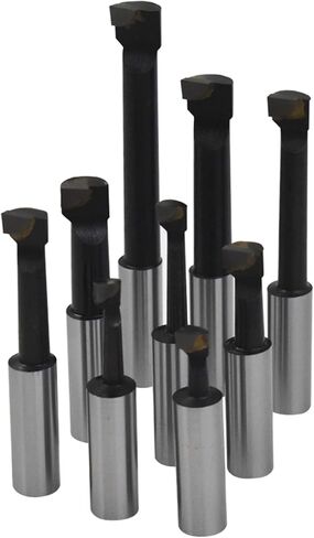 LiGuVCY 1/2 Inch Boring Bar Lathe Tool Carbide Tip for Boring Machine Lathe or Milling Machine 9 Piece in Saudi Arabia