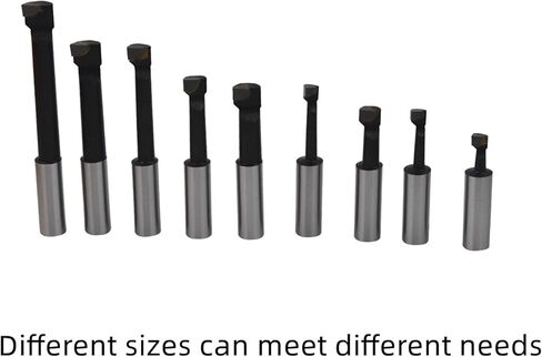 LiGuVCY 1/2 Inch Boring Bar Lathe Tool Carbide Tip for Boring Machine Lathe or Milling Machine 9 Piece in Saudi Arabia
