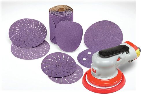3M Hookit Paper Disc 732U, 80+ C-weight, 5 in x NH, Die 500X (Pack of 50) in Saudi Arabia