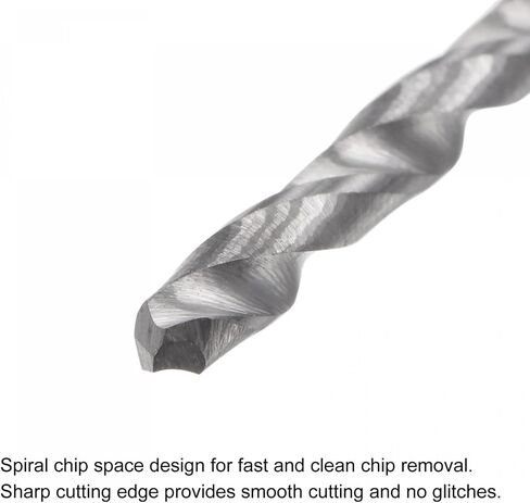 uxcell Solid Carbide Drill Bits, 2.5mm C2/K20 Tungsten Carbide Jobber Drill Bits Straight Shank Drilling Tool for Stainless Steel Aluminum Iron Metal Plastic 4pcs in Saudi Arabia