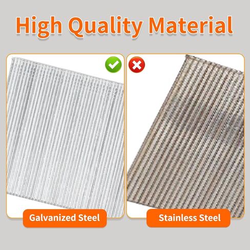 TOUNALKER 20000 جهاز كمبيوتر شخصى 18 قياس براد المسامير 2 بوصة، المجلفن براد الأظافر الثقيلة 18GA مسمار بندقية الأظافر، الأظافر الصغيرة النهاية للهوائية، دباسة كهربائية / براد بائع المسامير in Kuwait