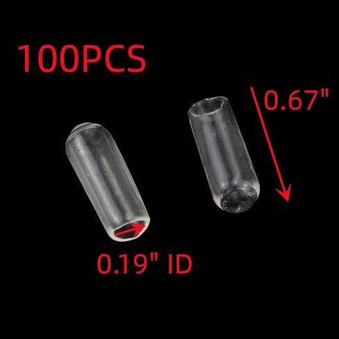 White Screw Thread Protectors 4mm Plastic End Caps Flexible Bolt Screw Thread Protector 100PCS in Kuwait