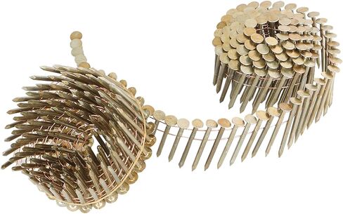 15-Degree Collated Wire Coil 7200 Count Siding Nails 0.12 Inch x 1-3/4 Inch Full Round Head Ring Shank Hot-Dipped Galvanized in Kuwait