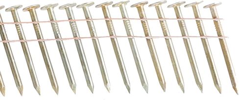 15-Degree Collated Wire Coil 7200 Count Siding Nails 0.12 Inch x 1-3/4 Inch Full Round Head Ring Shank Hot-Dipped Galvanized in Kuwait