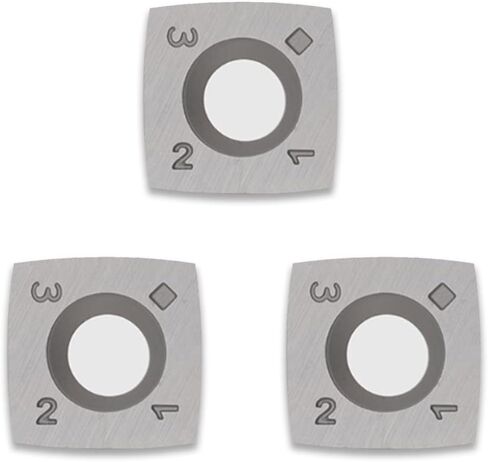 مربع 15 مم من FomaSP مع قطع من الكربيد بحافة نصف قطرها 2 بوصة (15 مم × 15 مم × 2.5 مم -R50) لأداة الخشب، 3 قطع in Kuwait