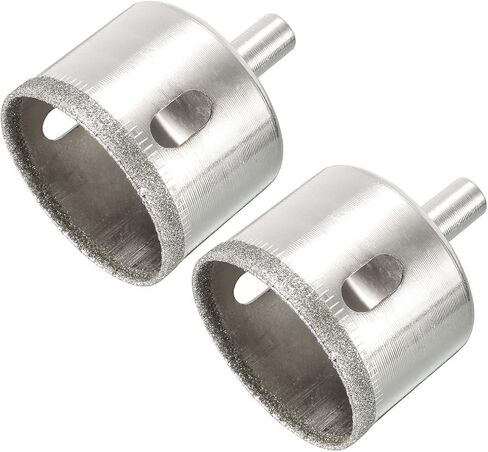 uxcell 2pcs 42mm Diamond Drill Bit Hole Saw for Glass Tile Marble Fiberglass Ceramic Stone Bottles Pots in Saudi Arabia