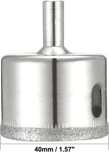 uxcell 2pcs 42mm Diamond Drill Bit Hole Saw for Glass Tile Marble Fiberglass Ceramic Stone Bottles Pots in Saudi Arabia