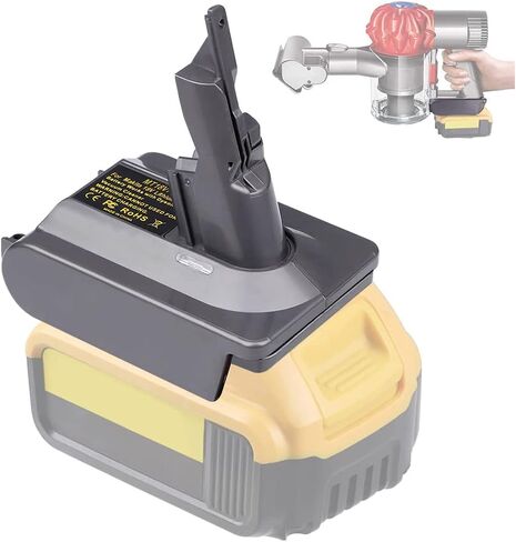 متوافق مع محول بطارية Dyson V7 V8 لبطارية ماكيتا 18 فولت للتحويل إلى أداة مكنسة كهربائية محمولة لاسلكية V7 V8 (محول MT18V V7 V8 فقط) in Kuwait