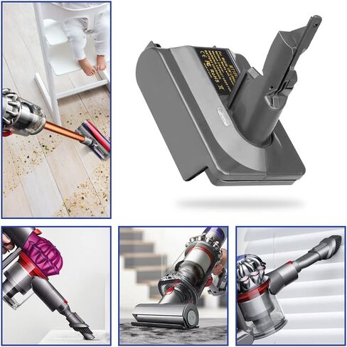 متوافق مع محول بطارية Dyson V7 V8 لبطارية ماكيتا 18 فولت للتحويل إلى أداة مكنسة كهربائية محمولة لاسلكية V7 V8 (محول MT18V V7 V8 فقط) in Kuwait