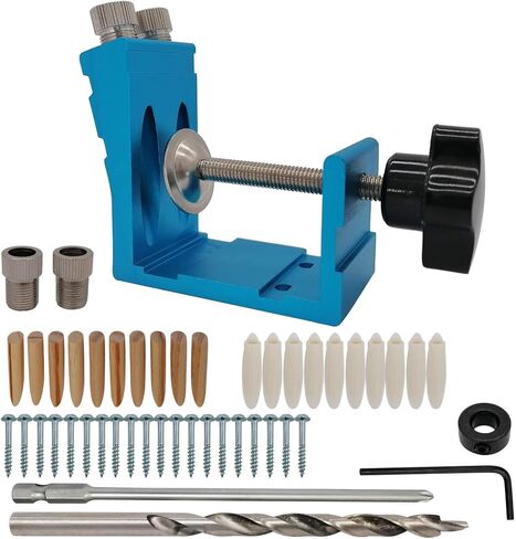 طقم أدوات جيج بفتحة جيب من الألومنيوم مكونة من 47 قطعة من AeKeatDa لعمل النجارة وفتحات ثقب زاوية العمل in Kuwait