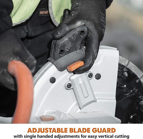 Evolution R300DCT - منشار خرسانة 12 بوصة (المعروف أيضًا باسم منشار دائري، مطحنة زاوية، منشار قطع، منشار قطع، منشار تجريبي، قاطع قرص، قاطع طاقة) - محرك 15 أمبير، بدون غاز - قطع 4-1/2 بوصة in Kuwait