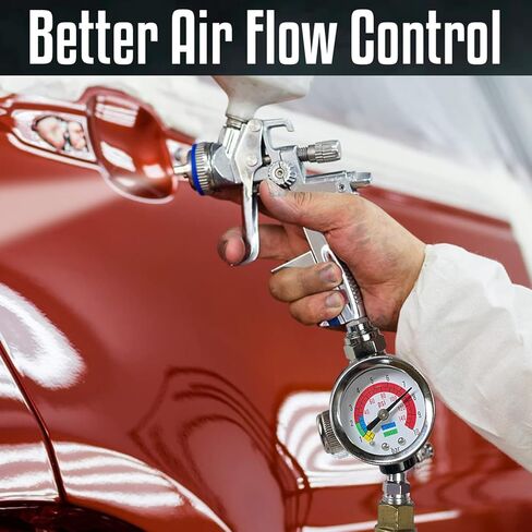 منظم ضغط الهواء AR-07، 1/4 NPT، مع مقياس وموصل دوار للتحكم الأمثل في تدفق الهواء in Kuwait