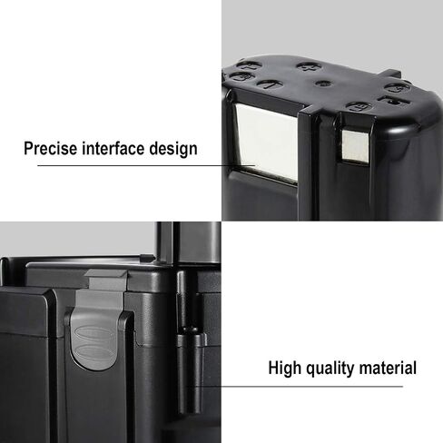 Futurebatt [2Pack] 18V 6.0Ah! High-Output Battery for Hitachi Power Tools BCL1815 BCL1820 BCL1825 BCL1830 BCL1840 EBM1830 327730 327731 Li-ion 18-Volt Battery in Saudi Arabia