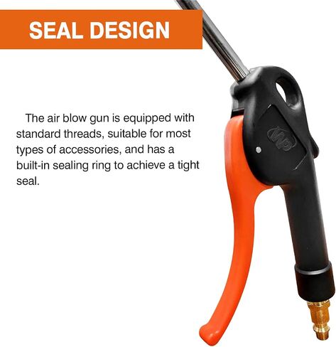 WORKPAD 3 PCS Air Duster Blow Gun,1/4" BrassAir Inlet, Air Compressor Accessories Dust Cleaning Tool, Adapt To Car Clean,Iron Filings Cleaning in Saudi Arabia