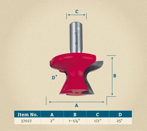 Freud 99-065: 2" (Dia.) Finger Pull Door Lip Bit with 1/2" Shank in Saudi Arabia