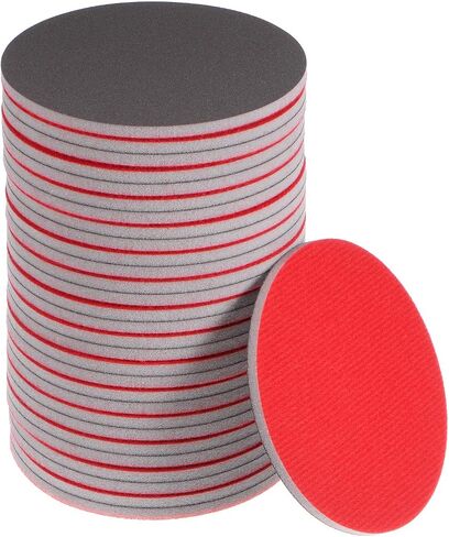 uxcell 20pcs 1500 Grit Sanding Sponge 5 Inch Hook and Loop Sponge Sanding Disc Wet/Dry for Car Wood Drywall Metal in Saudi Arabia
