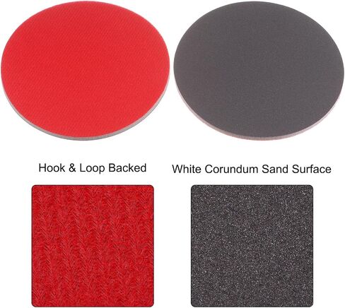 uxcell 20pcs 1500 Grit Sanding Sponge 5 Inch Hook and Loop Sponge Sanding Disc Wet/Dry for Car Wood Drywall Metal in Saudi Arabia