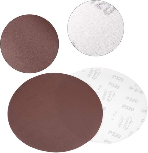 uxcell 9 Inch Sanding Disc 320 Grits Flocking Sandpaper for Sander 10 Pcs in Kuwait