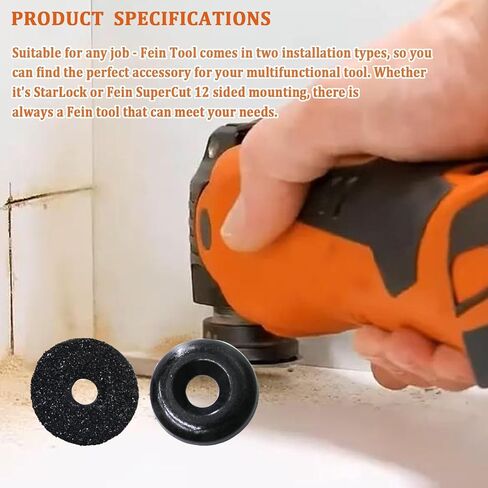 مجموعة أدوات مرفق متأرجحة لمحول MultiMaster 35222927050 لـ Fein MSX 636 وMSX 636-1 وMSXE 636 II - حامل StarLock in Kuwait